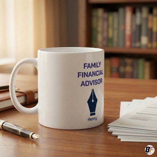 Personalized Family Financial Advisor Coffee Kaffeetasse