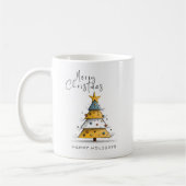 Personalized Family holiday x mas winter photo Kaffeetasse (Links)