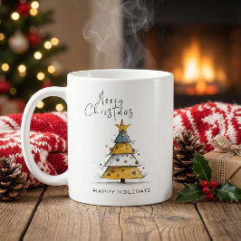  Personalized Family holiday x mas winter photo  Kaffeetasse