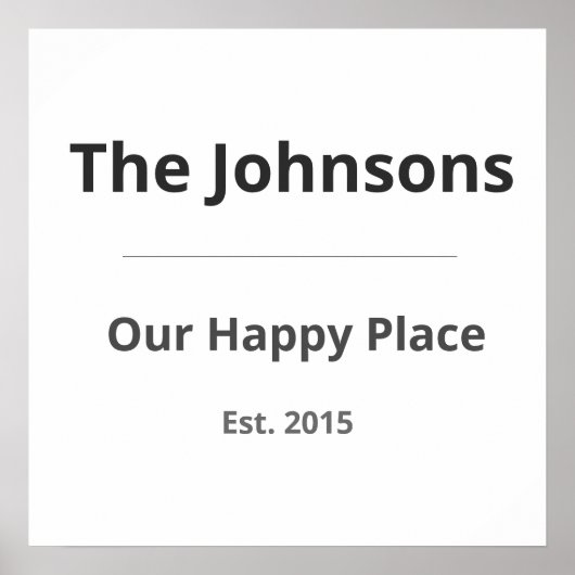 Personalized Family Mug – Custom Family Name & Yea Poster (Vorne)