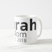 Personalized Family Mug – Custom Name & Role Gift Kaffeetasse (VorderseiteRechts)