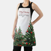 Personalized Family Name Christmas Tree Schürze (InSitu)