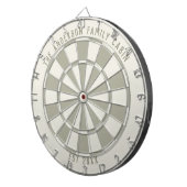 Personalized Family Name Custom Cabin Game Room  Dartscheibe (Vorderseite rechts)