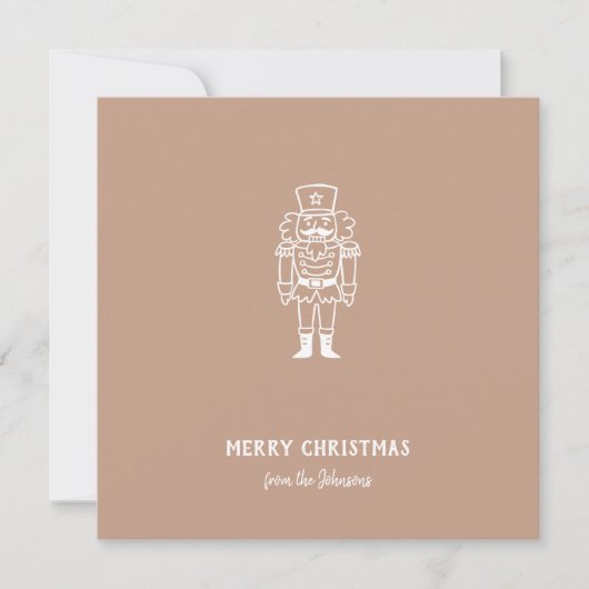 Personalized Family Name Merry Christmas Prince Karte (Vorderseite)