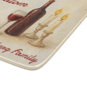Personalized Family Name Shabbat Shalom Schneidebrett (Ecke)