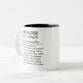 Personalized Family Nurse Practitioner Definition  Zweifarbige Tasse (Vorderseite Links)
