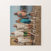 Personalized Family Photo and Text Jigsaw Puzzle (Vertikal)
