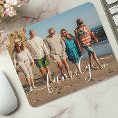 Personalized Family Photo and Text Mousepad