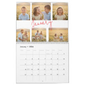 Personalized Family Photo Calendar 2026 Kalender (Jan 2026)