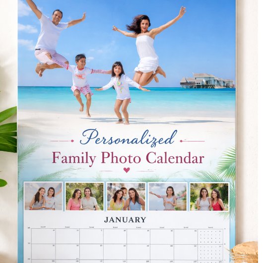 Personalized Family Photo Calendar Custom Picture Kalender