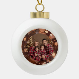 Personalized Family Photo Christmas Ornament