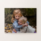 Personalized Family Photo Collage Jigsaw Puzzle (Horizontal)
