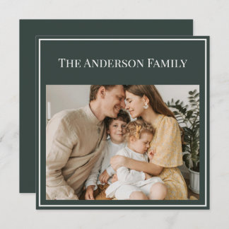 Personalized Family Photo | Custom Family Name