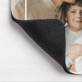 Personalized Family Photo | Custom Family Name  Mousepad (Ecke)