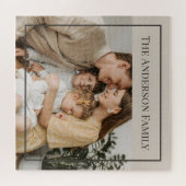 Personalized Family Photo | Custom Family Name  Puzzle (Horizontal)
