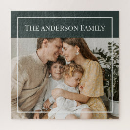 Personalized Family Photo | Custom Family Name Puzzle