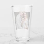 Personalized Family Photo Custom Glas (Rückseite)