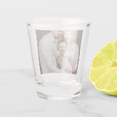 Personalized Family Photo Custom Schnapsglas (Rückseite)