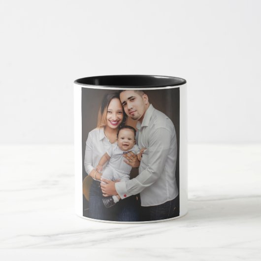 Personalized Family Photo Custom Tasse (Zentrum)