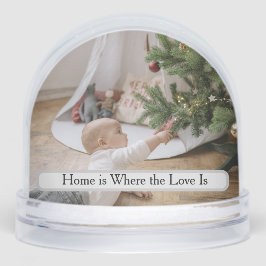 Personalized Family Photo Snow Globe Schneekugeln