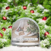 Personalized Family Photo Snow Globe Schneekugeln (Weihnachten)