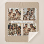  Personalized Family Photo-Together Is Everything Sherpadecke (Vorderseite)