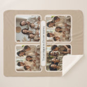  Personalized Family Photo-Together Is Everything Sherpadecke (Vorderseite (Horizontal))