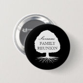 Personalized family reunion family tree buttons (Vorne & Hinten)