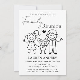Personalized Family Reunion Party Invitation Einladung