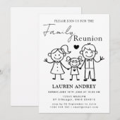 Personalized Family Reunion Party Invitation Einladung (Vorne/Hinten)