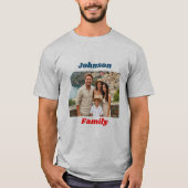 Personalized Family T-Shirt with Custom Text  (Vorderseite)