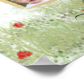 Personalized Family Tree With Photos Poster (Ecke)