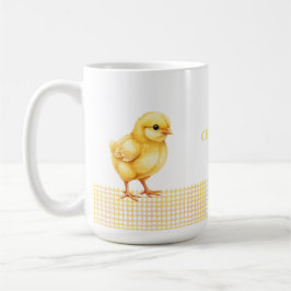 Personalized Farm Animal Mug – Cute Chick Design Kaffeetasse