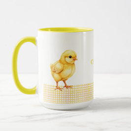 Personalized Farm Animal Mug – Cute Chick Design Tasse