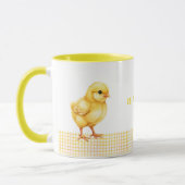 Personalized Farm Animal Mug – Cute Chick Design Tasse (Links)