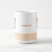 Personalized Farmhouse Hen Name Mug Kaffeetasse (Mittel)
