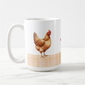 Personalized Farmhouse Hen Name Mug Kaffeetasse (Links)