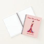 Personalized Fashion Sketch Book Notizblock (Innenseite)