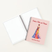 Personalized Fashion Sketch Book Notizblock (Innenseite)