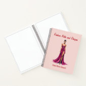 Personalized Fashion Sketch Book Notizblock (Innenseite)