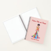 Personalized Fashion Sketch Book Notizblock (Innenseite)