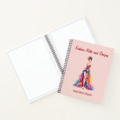 Personalized Fashion Sketch Book Notizblock (Innenseite)