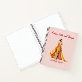 Personalized Fashion Sketch Book Notizblock (Innenseite)