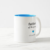 Personalized Father of the Groom Zweifarbige Tasse (VorderseiteRechts)
