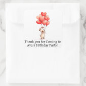 Personalized favor stickers kids party (Tasche)