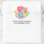 Personalized favor stickers kids party (Tasche)
