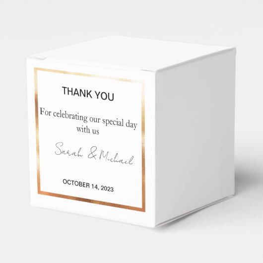 Personalized favors for events  geschenkschachtel (Vorderseite)