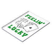 Personalized Feelin' Lucky & Positive Affirmations Notizblock (Linke Seite)