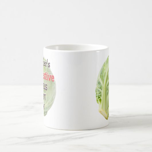 Personalized Festive Brussels Sprout Brew Funny Kaffeetasse (Mittel)