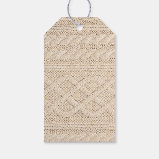 Personalized Festive Holiday Potpourri Tag Geschenkanhänger (Rückseite)